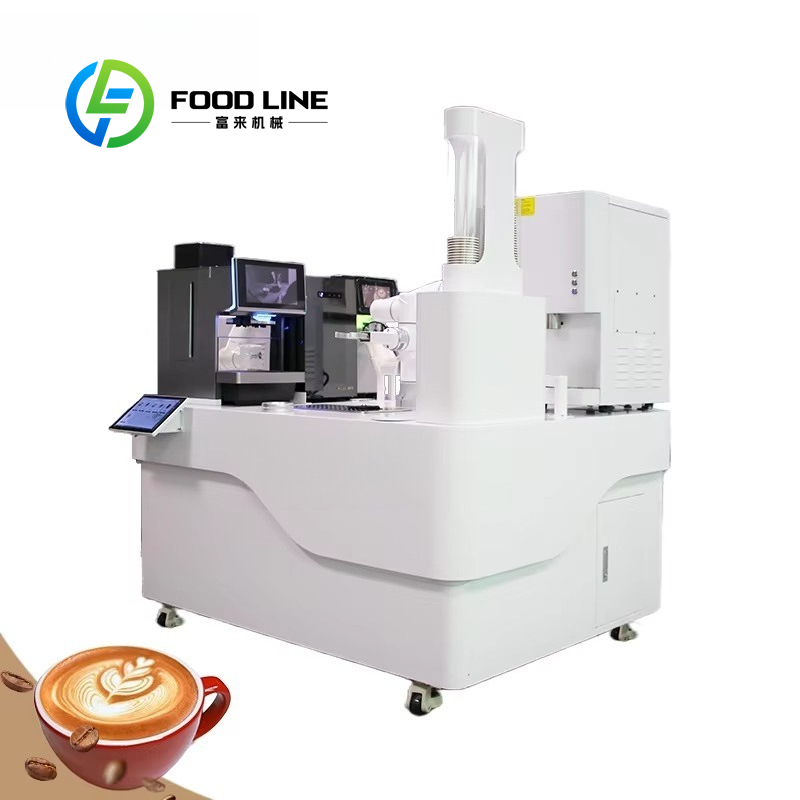 Coffee Maker - カスタマイズ可能な多機能コーヒーベンダー、ロボットハンドによる自動ラテアートメーカー（業務用ケータリング向け）