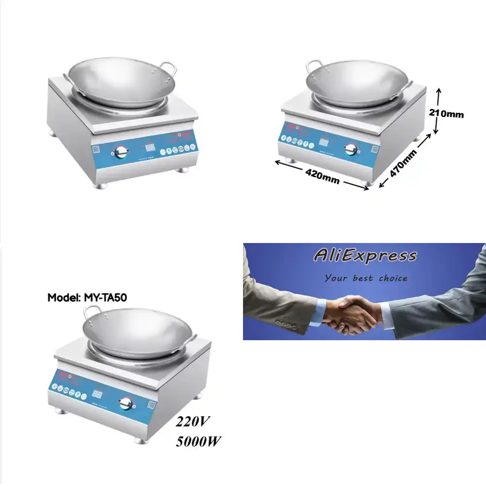 Induction Cooker - 5000W凹型高出力業務用IH調理器 ホテル用凹型IH調理器