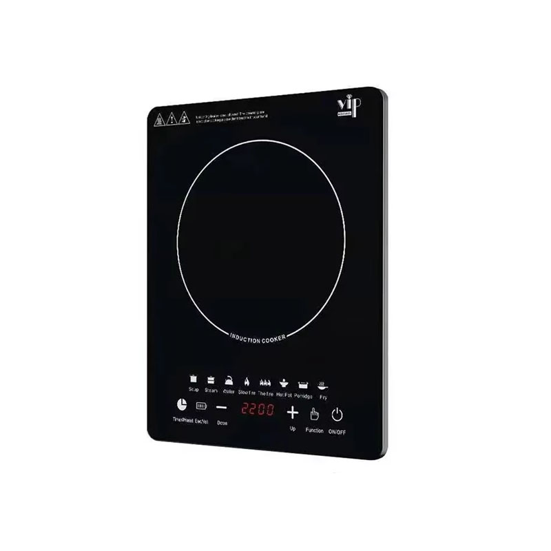 Induction Cooktop Portable - 多機能家庭用電磁調理器,インテリジェント省エネ電磁調理器,タッチコントロール,タイマー付き,110v-220v,2200w