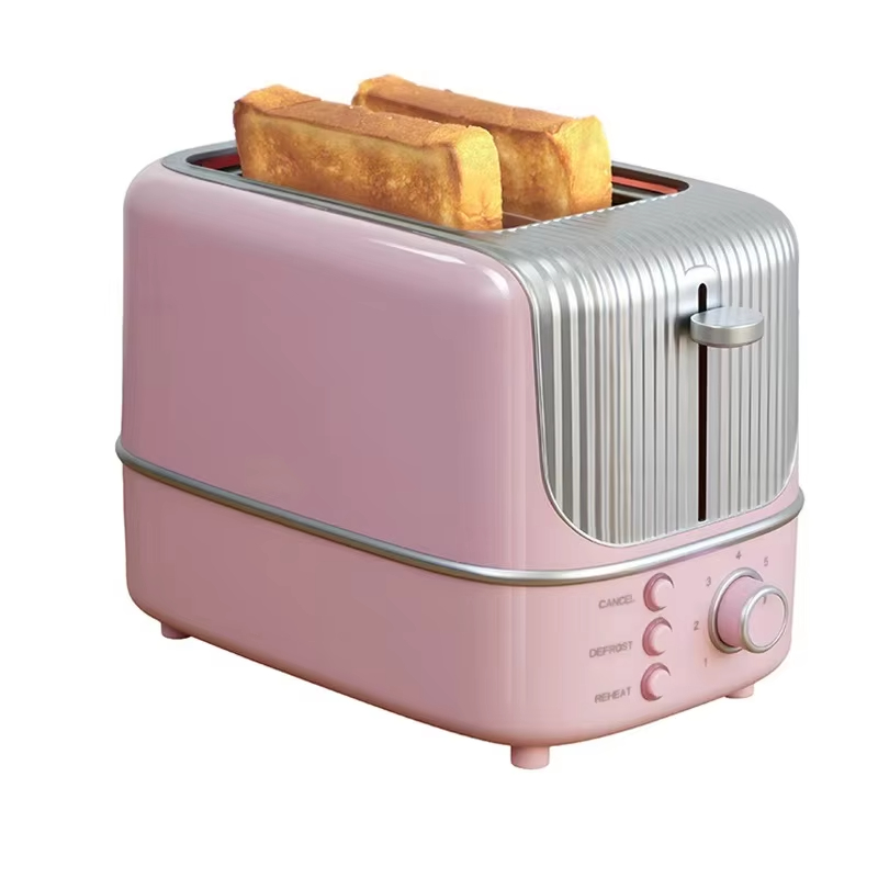 Toaster - 卸売用 自動2枚焼き式朝食トースター、ステンレス製、電気式、家庭用・業務用パン焼き機