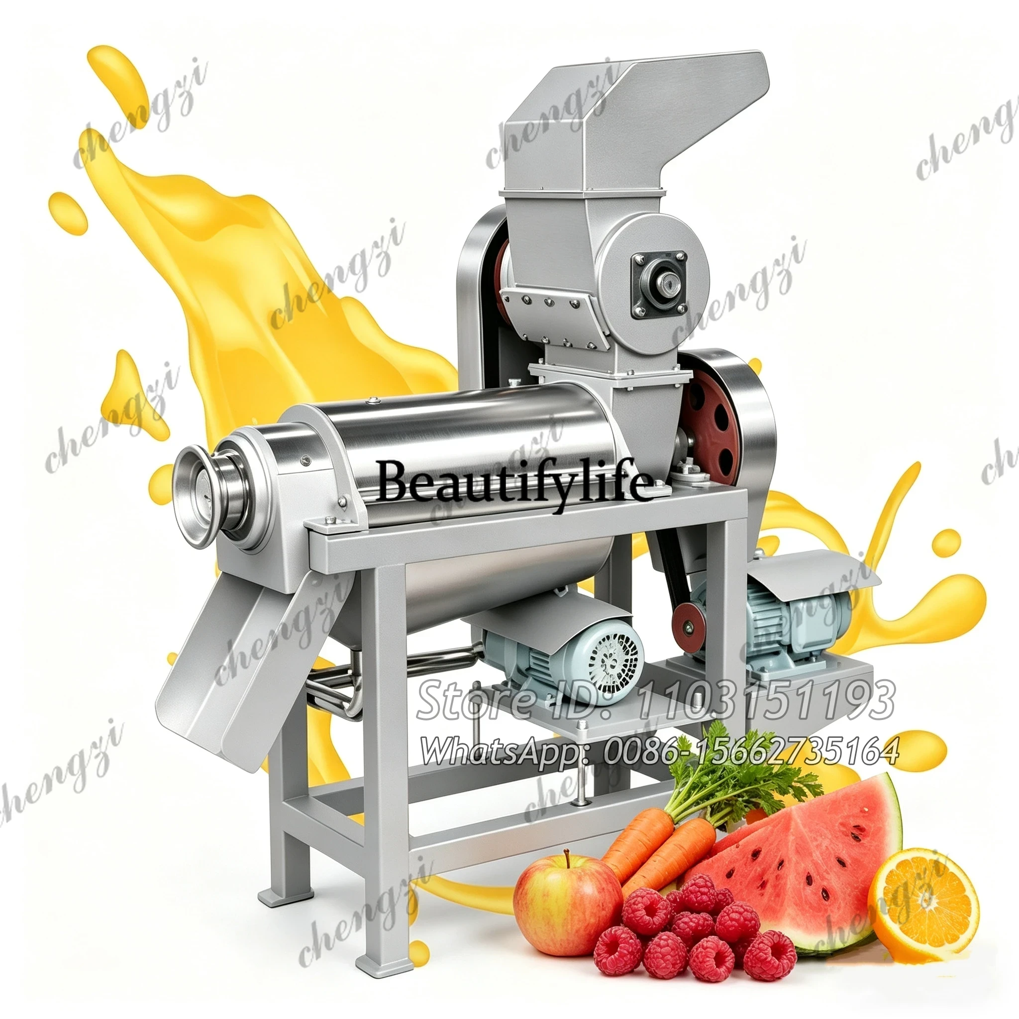 果物・野菜用ジューサー、リンゴジュース抽出機、スクリュープレ - Juicer のレビューと価格