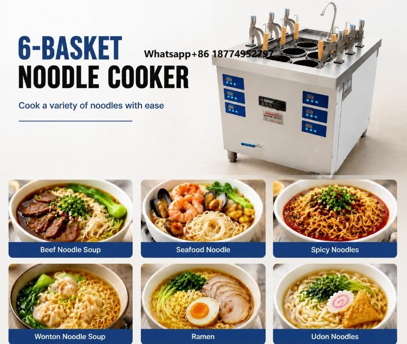 6バスケット式業務用IH式麺調理器 8KW ステンレス製パス - Induction Cooker のレビューと価格