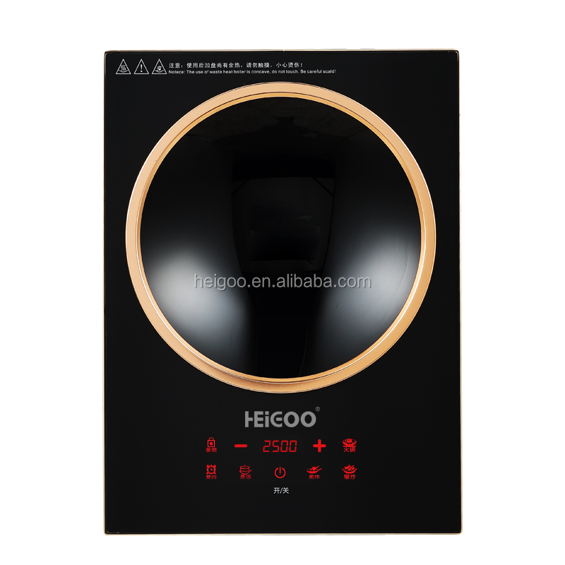 シングルバーナー内蔵型＆ポータブル凹型電気誘導調理器2500 - Induction Cooktop Portable のレビューと価格
